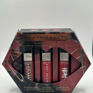 Fenty Beauty Gloss Bomb Trio — Deep Red & Berry Shades